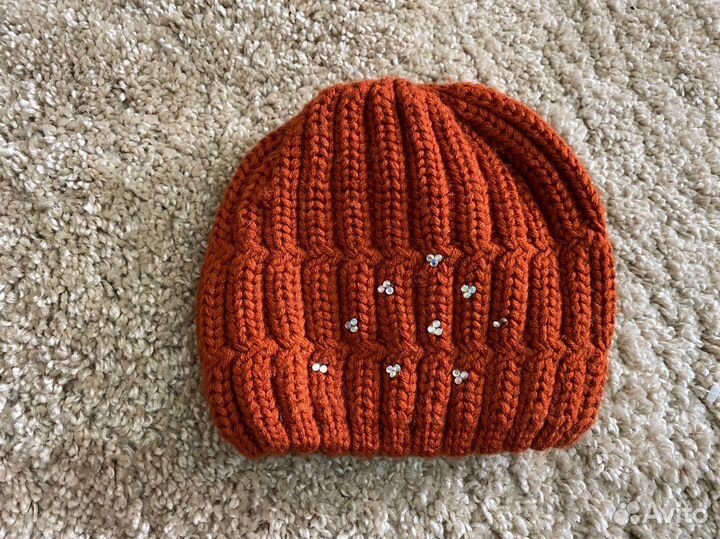 Шапка женская вязаная зима