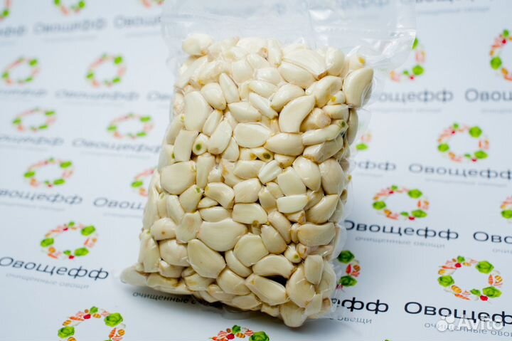 Очищенные овощи в вакуумной упаковке