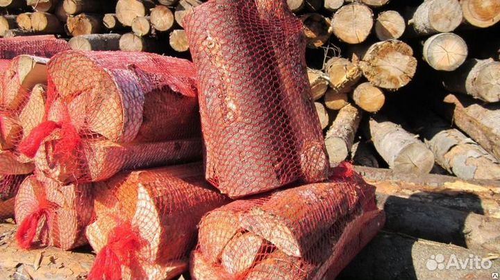 Дрова сухие от 100 упаковок