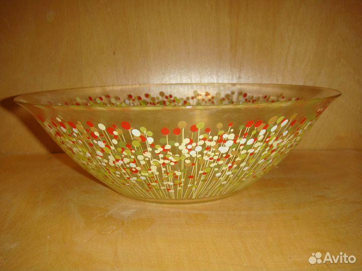 Ваза для фруктов из стекла 27 см