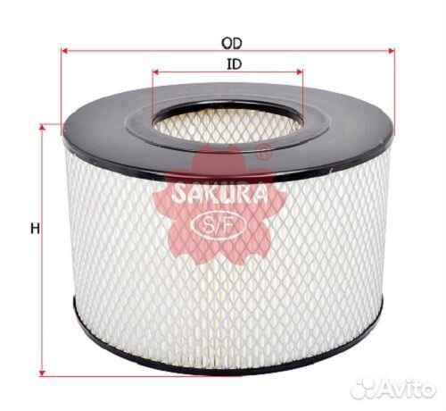 Фильтр воздушный A-1158 sakura toyota Toyoace Dyna