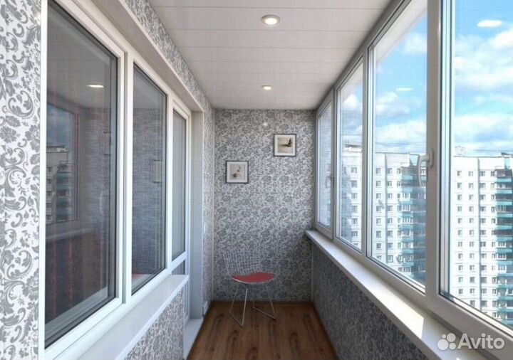 Остекление балконов и лоджий под ключ I5274