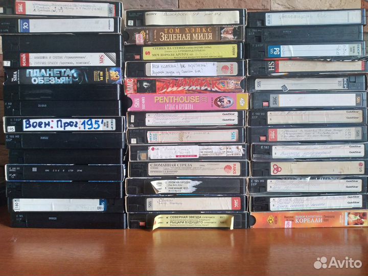 Видеокассеты VHS 40 шт