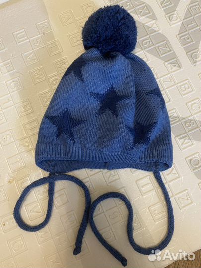 Шапочка для мальчика 46-48