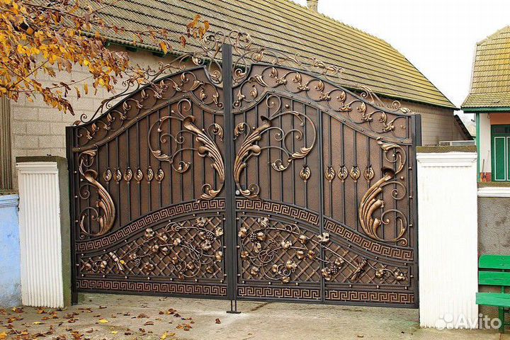 Кованые ворота