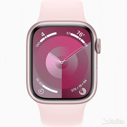 Apple Watch Series 9, 41 мм Pink, Al Light Pink Sp