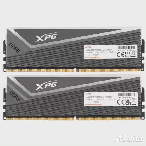 Оперативная память 32 Gb 6000 MHz adata XPG caster
