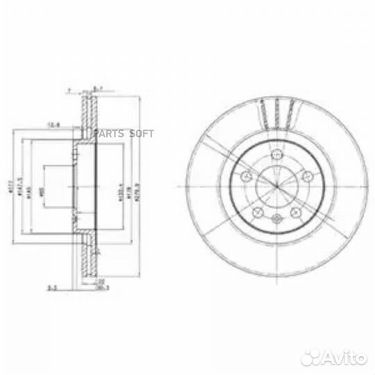 Диск тормозной