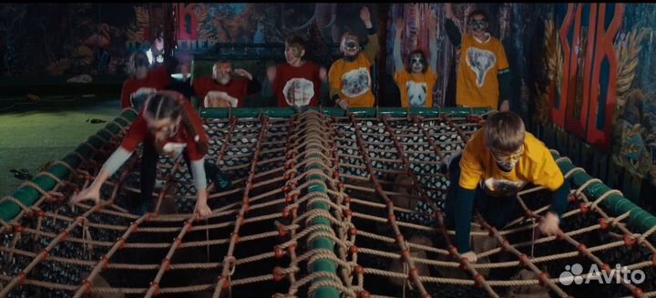 Куб с тюками игровая площадка