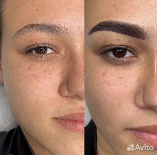 Перманентный макияж бровей и губ