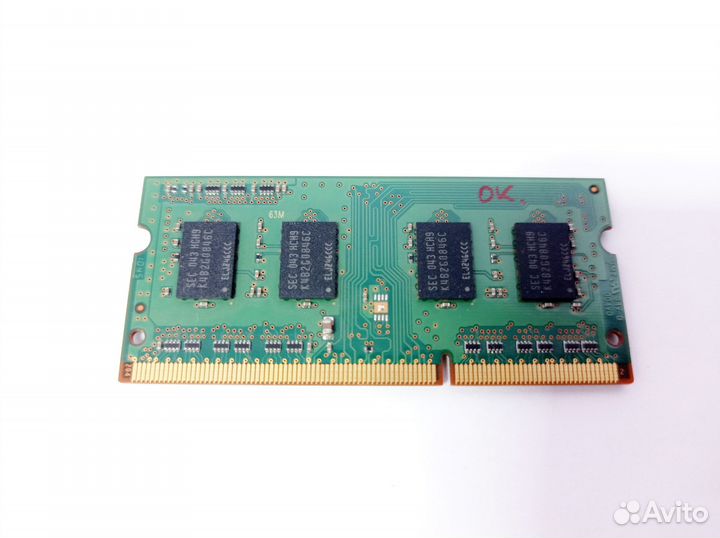 Оперативная память samsung 2GB DDR3 sodimm 1333 MH