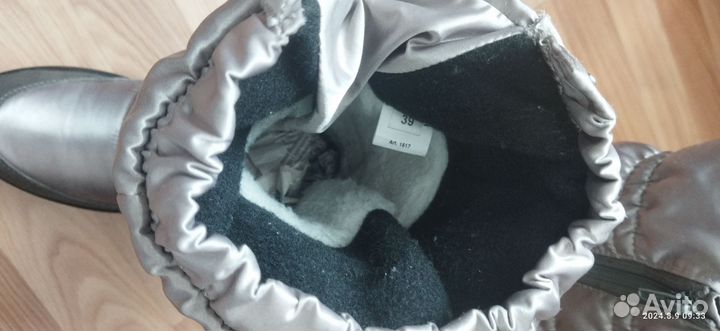 Сапоги дутики Scandia на девочку 38 размер