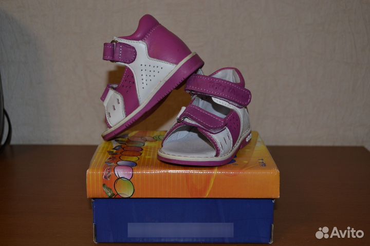 Летние туфли для девочки 19 размер
