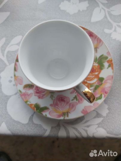 Чайные кофейные наборы золото24карата