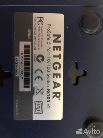 Коммутатор Netgear FS 105
