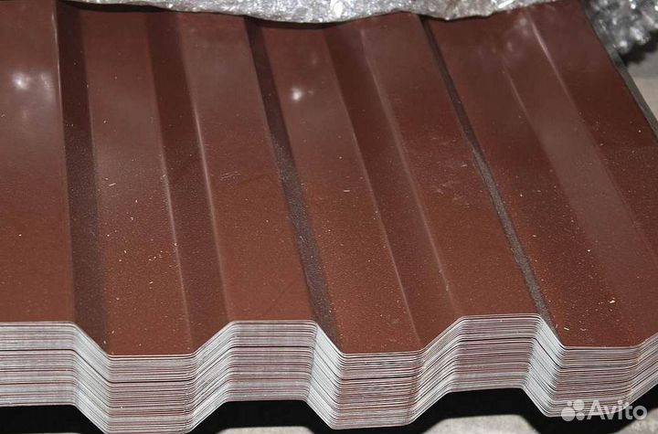Профнастил профлист коричневый