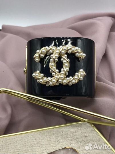 Стильный браслет-манжета Chanel оригинал