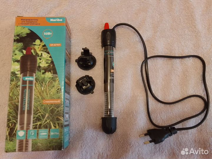 Нагреватели 50вт, 100вт, фильтр (помпа)