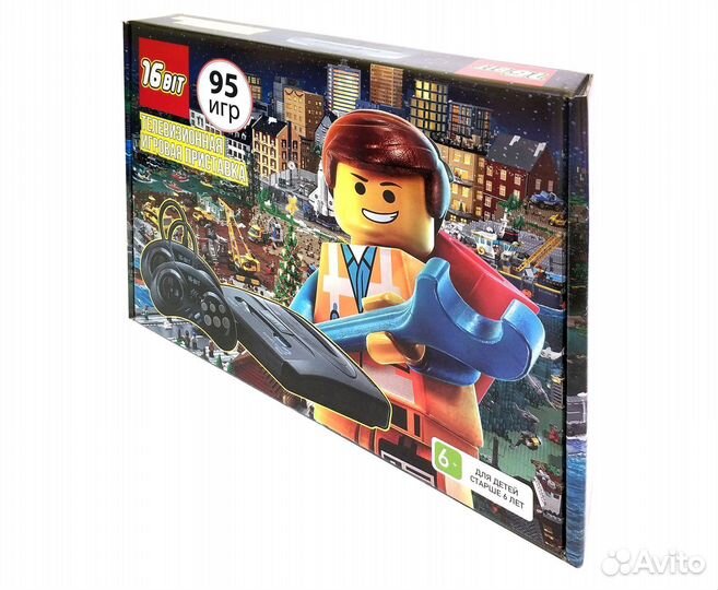 Sega игровая приставка 16bit Classic lego 95 игр