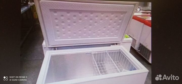 Морозильный ларь с глухой крышкой Бирюса 355 KX