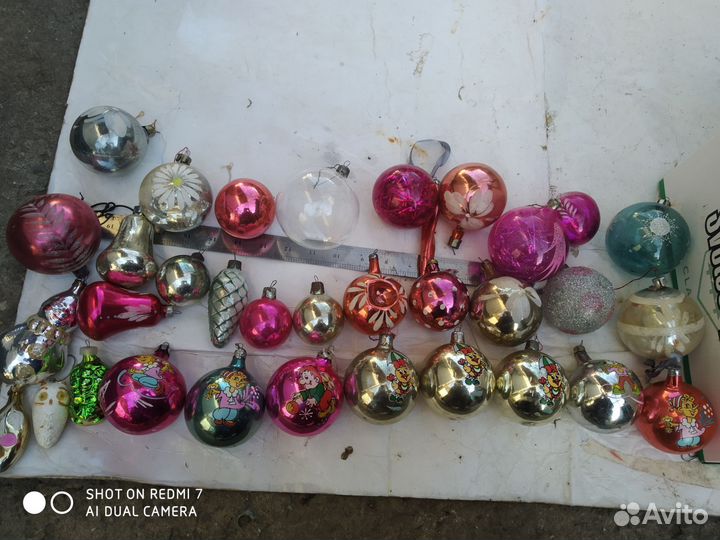 Елочные игрушки СССР