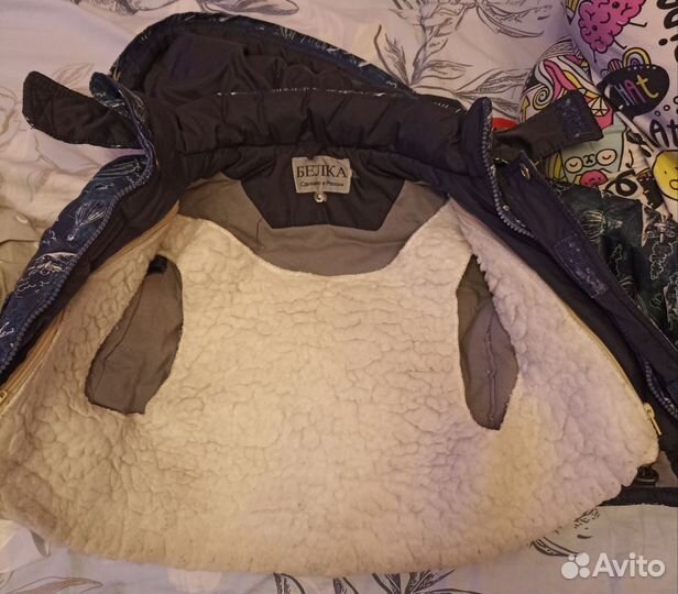 Зимняя куртка на мальчика 86, 92