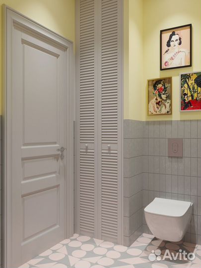 Шкаф в ванну с жалюзийныйми дверцами