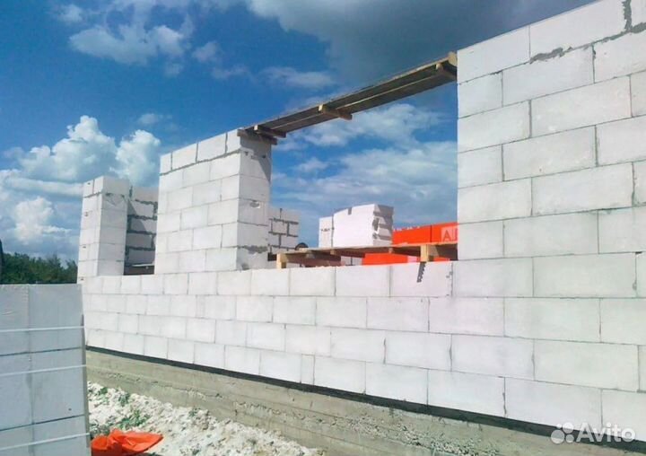 Строительный ячеистый блок