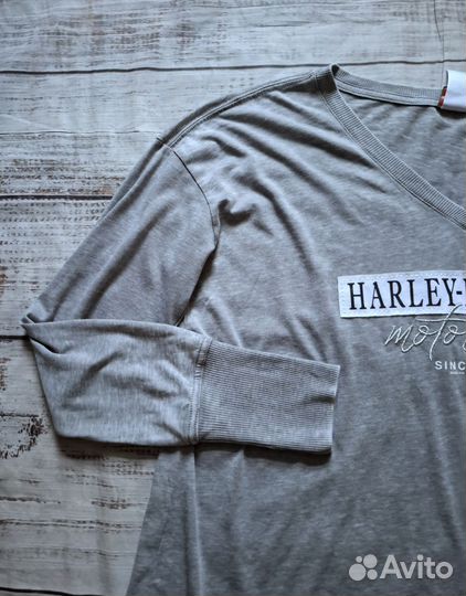 52 размер, лонгслив женский Harley Davidson