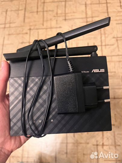 Wi-Fi роутер asus RT-N11P, черный