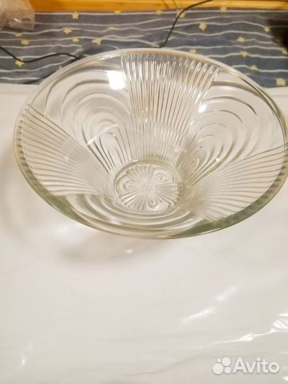 Конфетница СССР и салатница стеклянные
