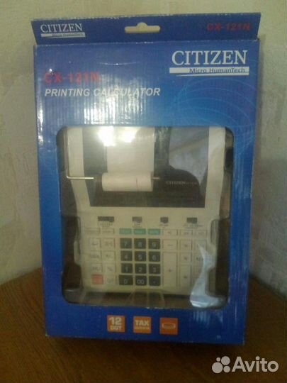 Печатающие калькуляторы citizen разных моделей