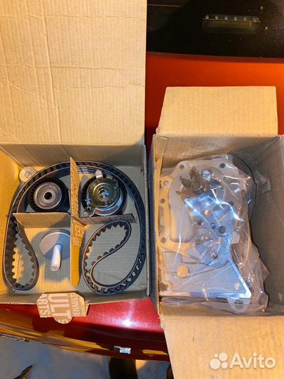 Грм комплект к4м Ларгус,Рено+помпа