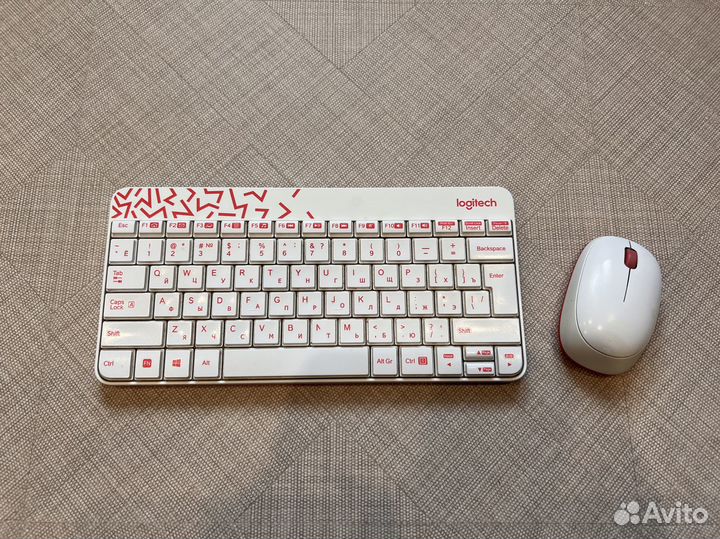 Клавиатура+мышь беспроводная Logitech MK240 Nano