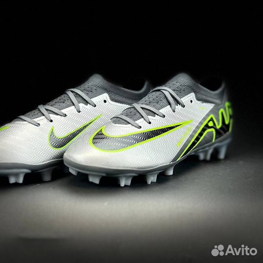 Бутсы Nike Mercurial Air zoom silver