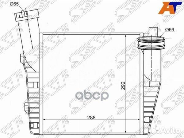 Интеркулер audi Q7 06/porsche cayenne
