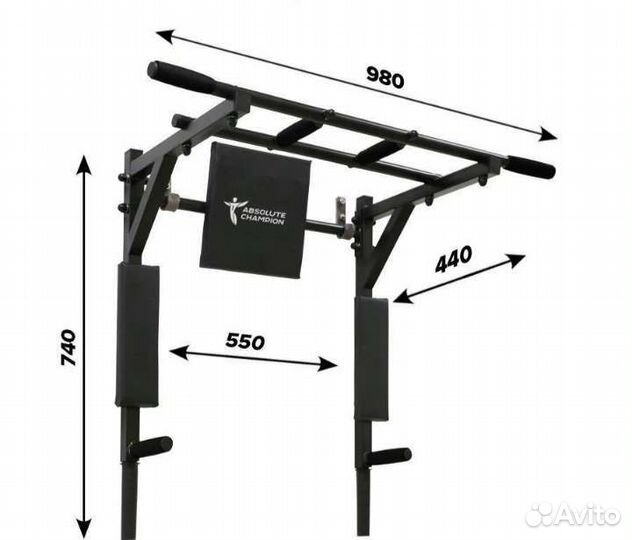 Турник брусья пресс 3 в 1 новый + установка