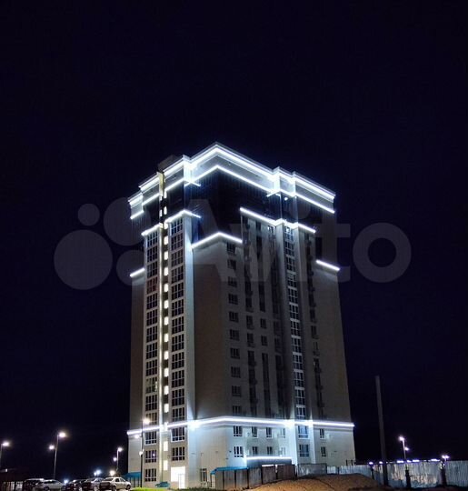 1-к. квартира, 45,1 м², 4/17 эт.