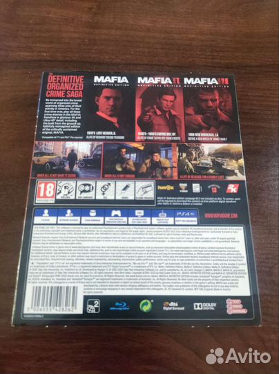 Игра для ps4 Mafia trilogy