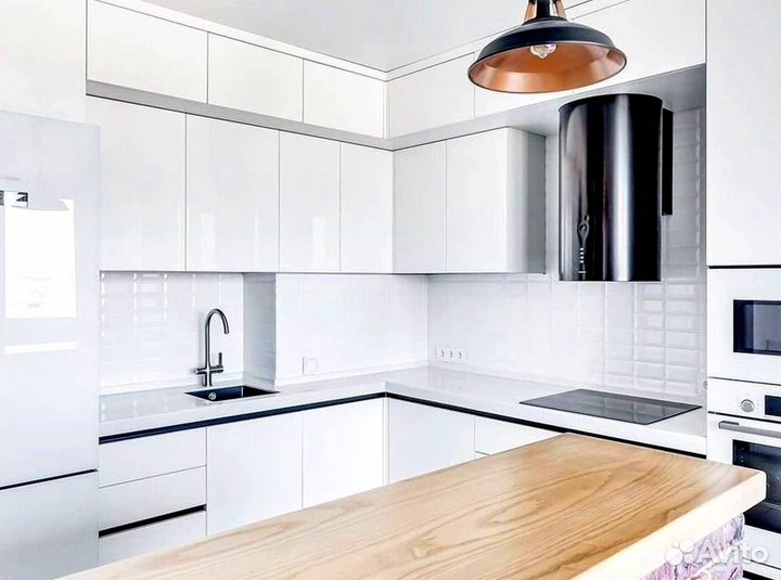 Современная кухня на заказ мдф фасады