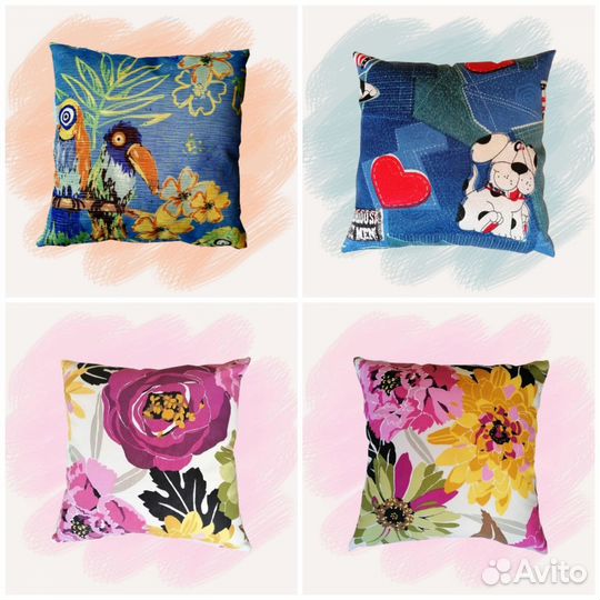 Декоративные подушки для дома и дачи