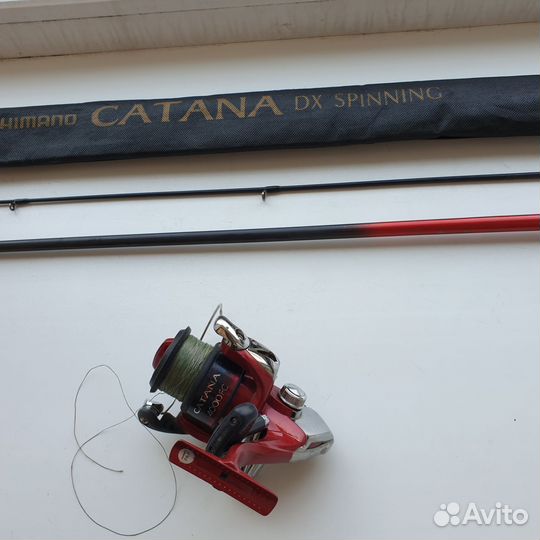 Удочка с катушкой шимано катано