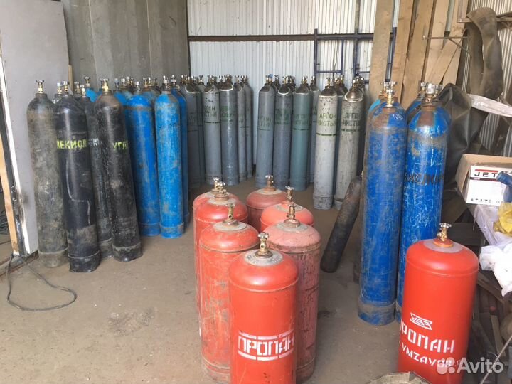 Технические газы в балонах