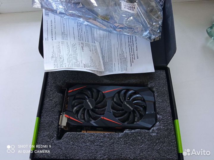 Видеокарта gigabyte geforce gtx 1060 3GB