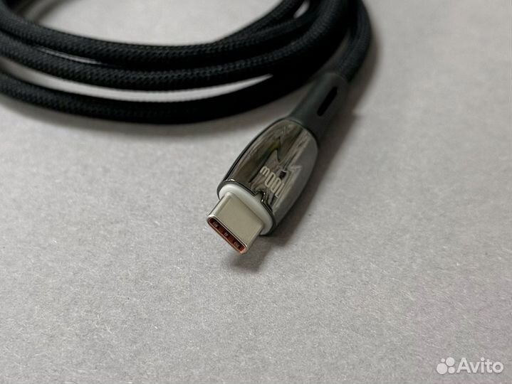 Кабель Type-C на Type-C 100W Baseus