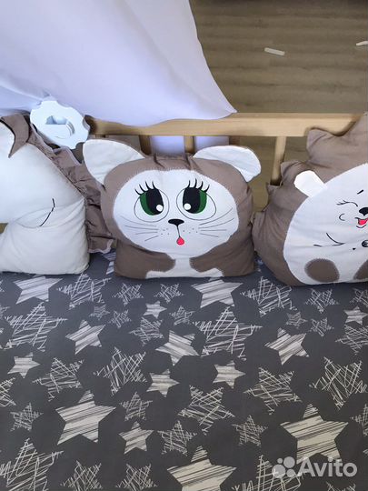 Бортики в детскую кроватку