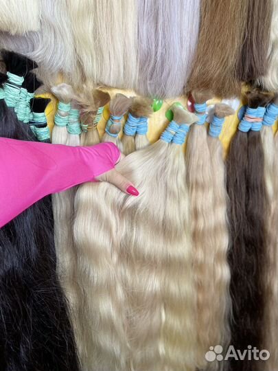 Волосы для наращивания 70 см славянка