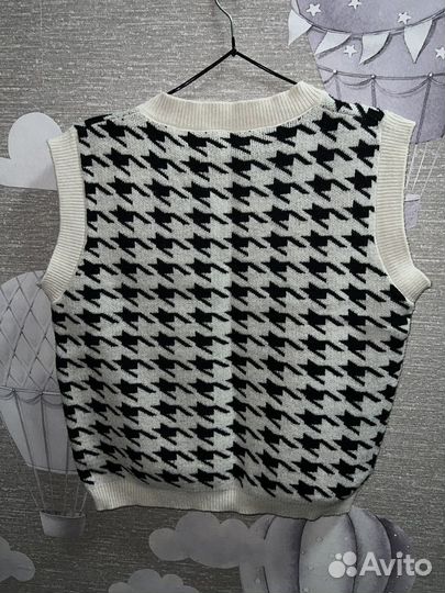 Жилетка гусиная лапка