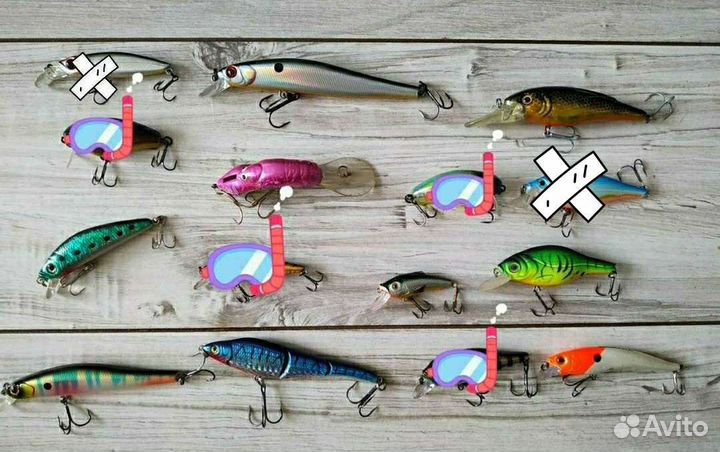 Воблер-Ловец в ассортименте