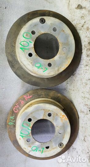 Диски тормозные задние Mitsubishi Lancer 10